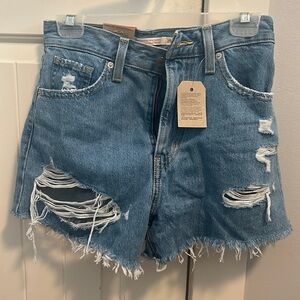 Levi’s high waisted mom shorts